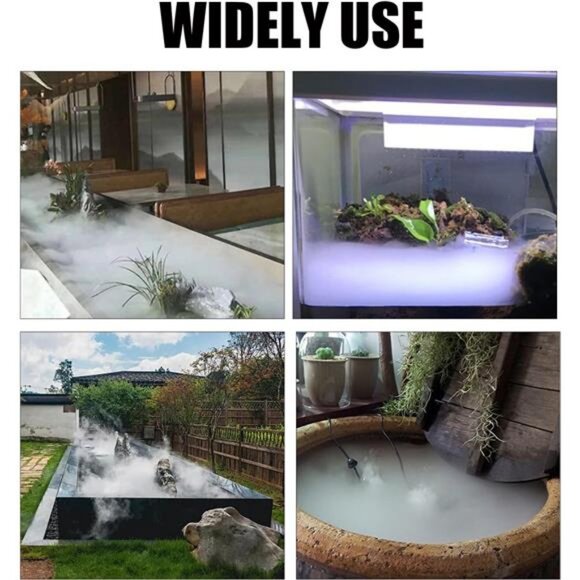 D12V Mist Maker Fogger Ideal for Rockery, Fishtank, Birdbath Decor - - Picture 4 of 8